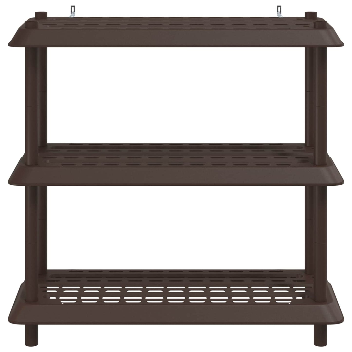 Unità di scaffalatura 3 livelli 100 x 40 x 96 cm PP Marrone | homemem39
