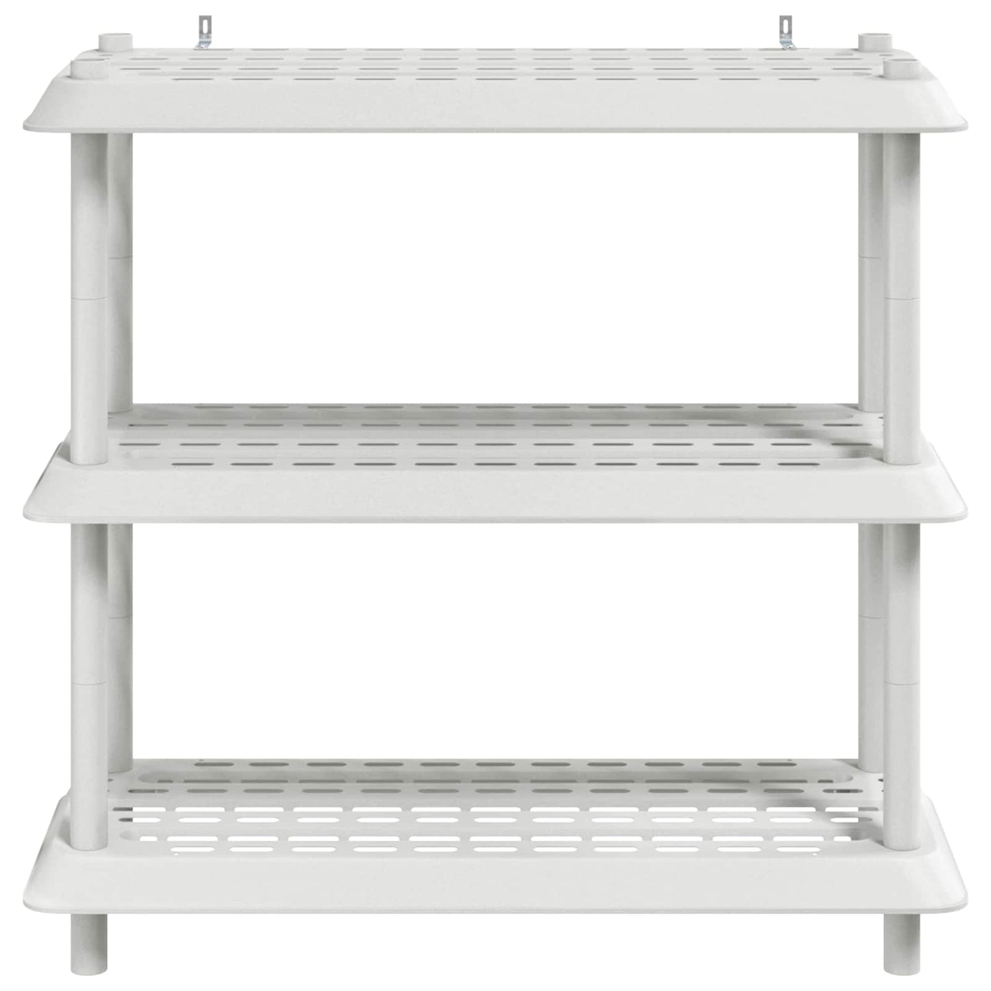 Unità di scaffalatura 3 livelli 100 x 40 x 96 cm PP Bianco | homemem39
