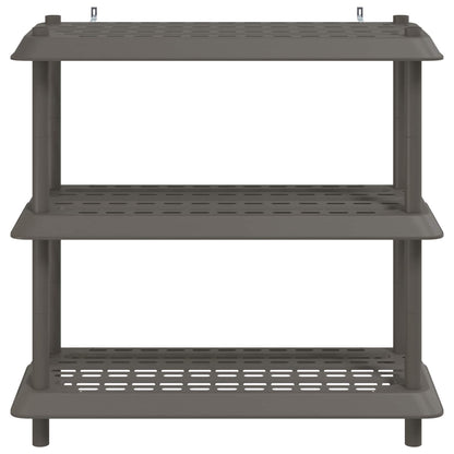 Unità di scaffalatura 3 livelli 100 x 40 x 96 cm PP | homemem39