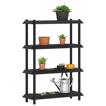 Unità di scaffalatura 4 livelli 100 x 40 x 136,5 cm PP | homemem39