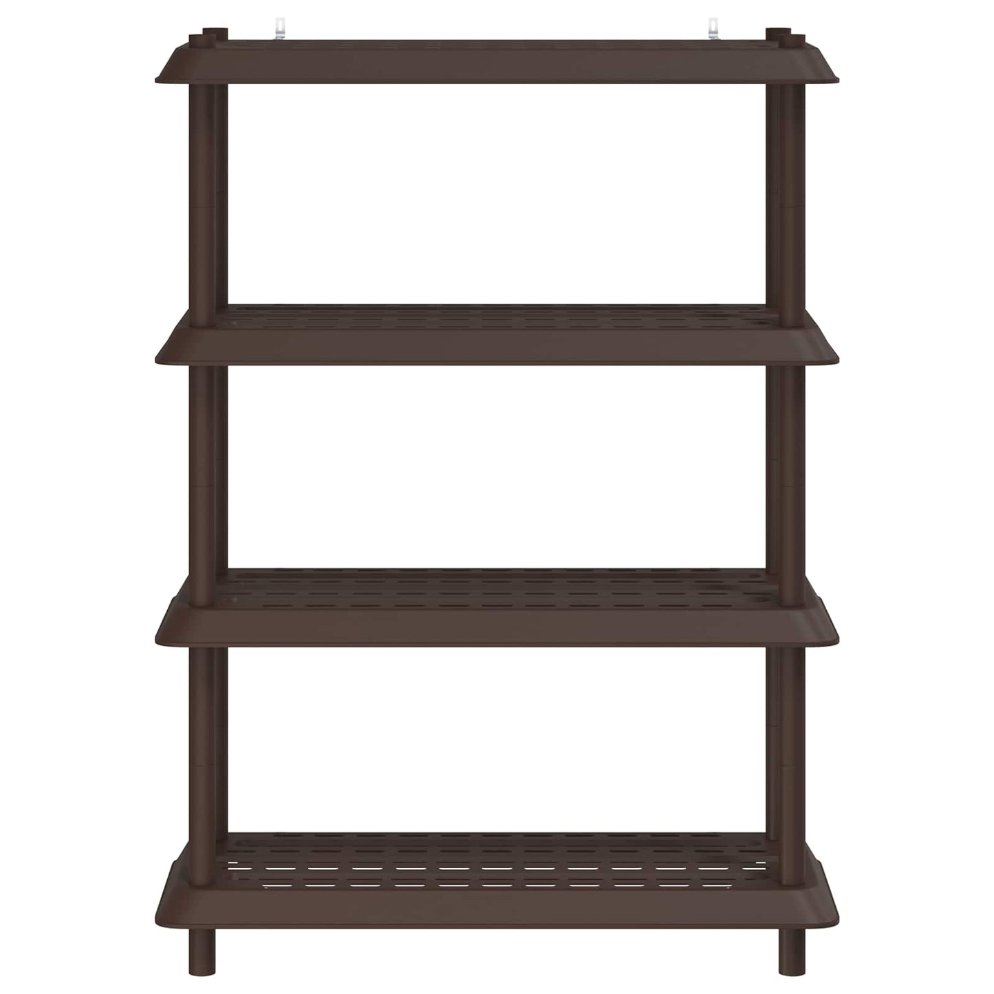 Unità di scaffalatura 4 livelli 100 x 40 x 136,5 cm PP Marrone | homemem39