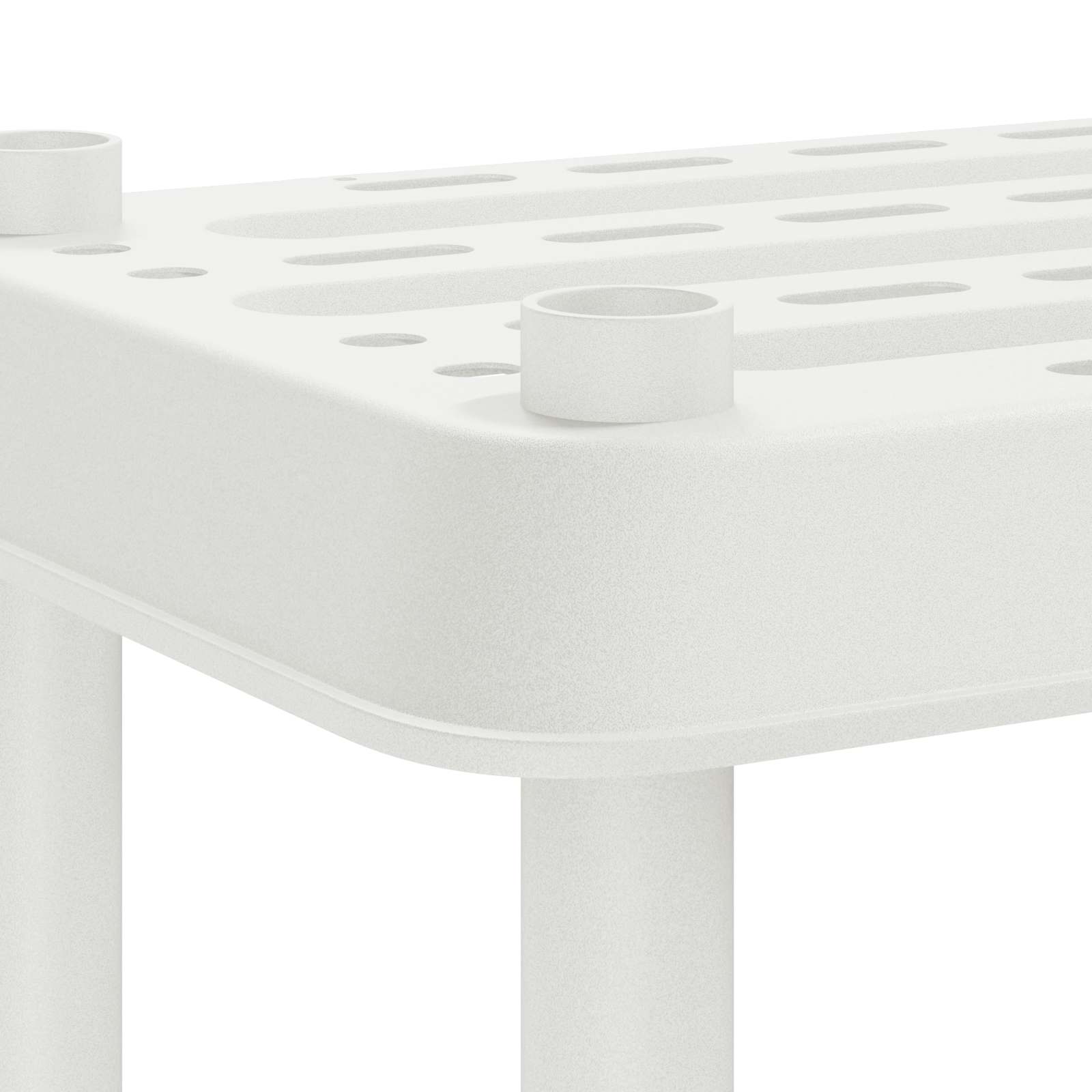 Unità di scaffalatura 4 livelli 100 x 40 x 136,5 cm PP Bianco | homemem39