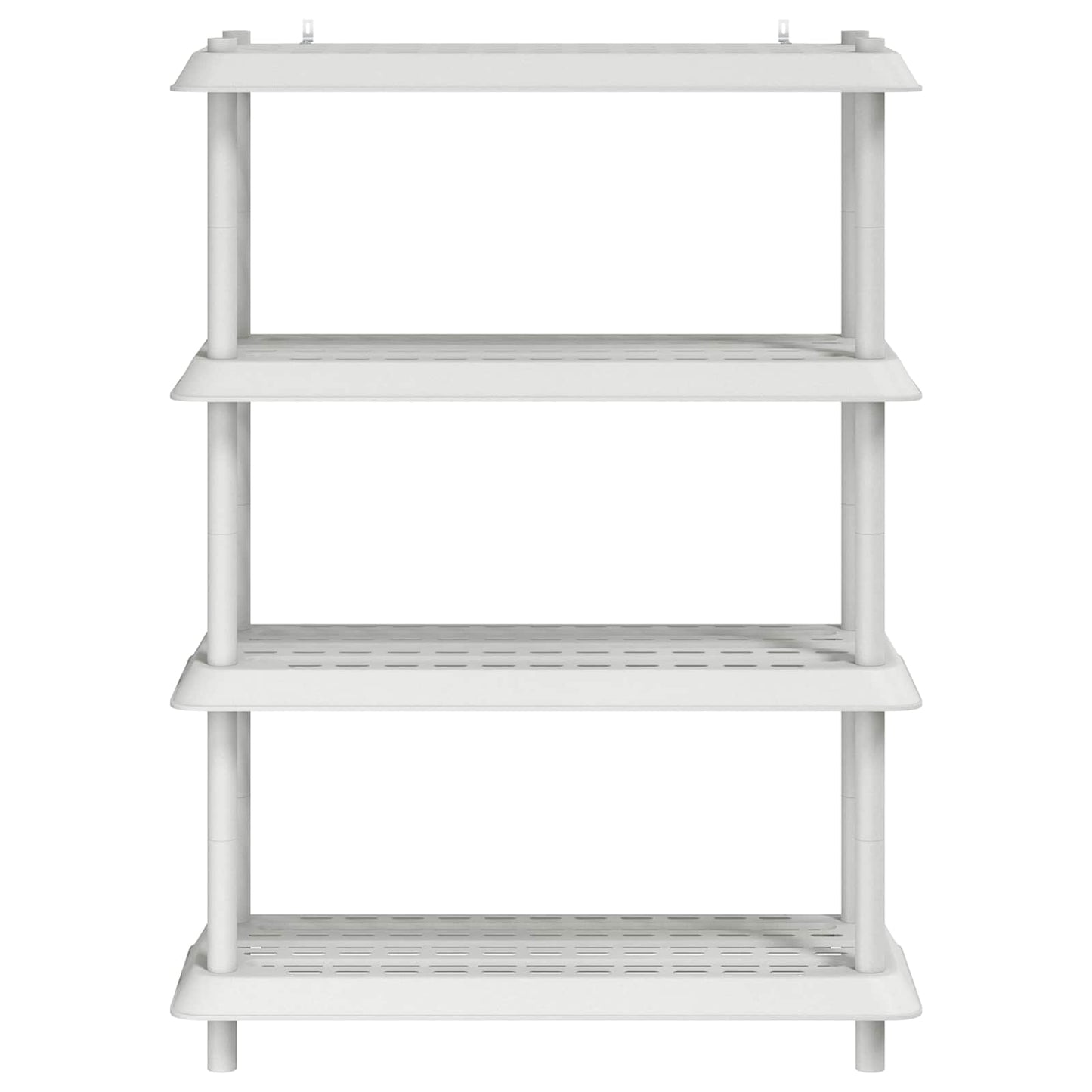 Unità di scaffalatura 4 livelli 100 x 40 x 136,5 cm PP Bianco | homemem39
