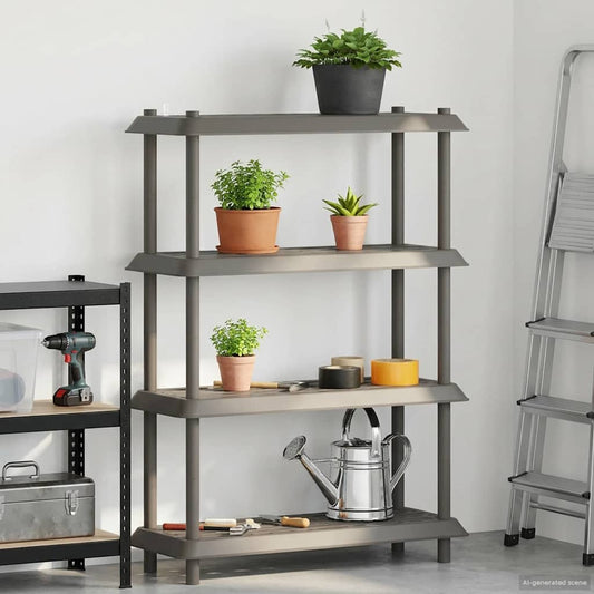 Unità di scaffalatura 4 livelli 100 x 40 x 136,5 cm PP | homemem39