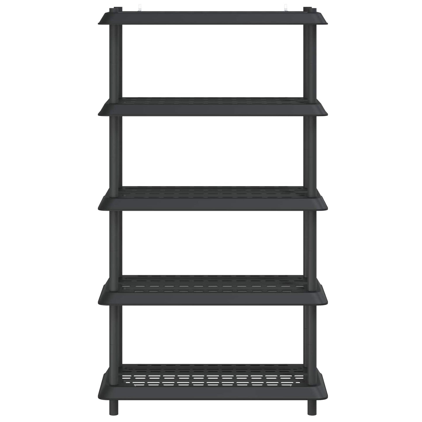 Unità di scaffalatura 5 livelli 100 x 40 x 177 cm PP Antracite | homemem39