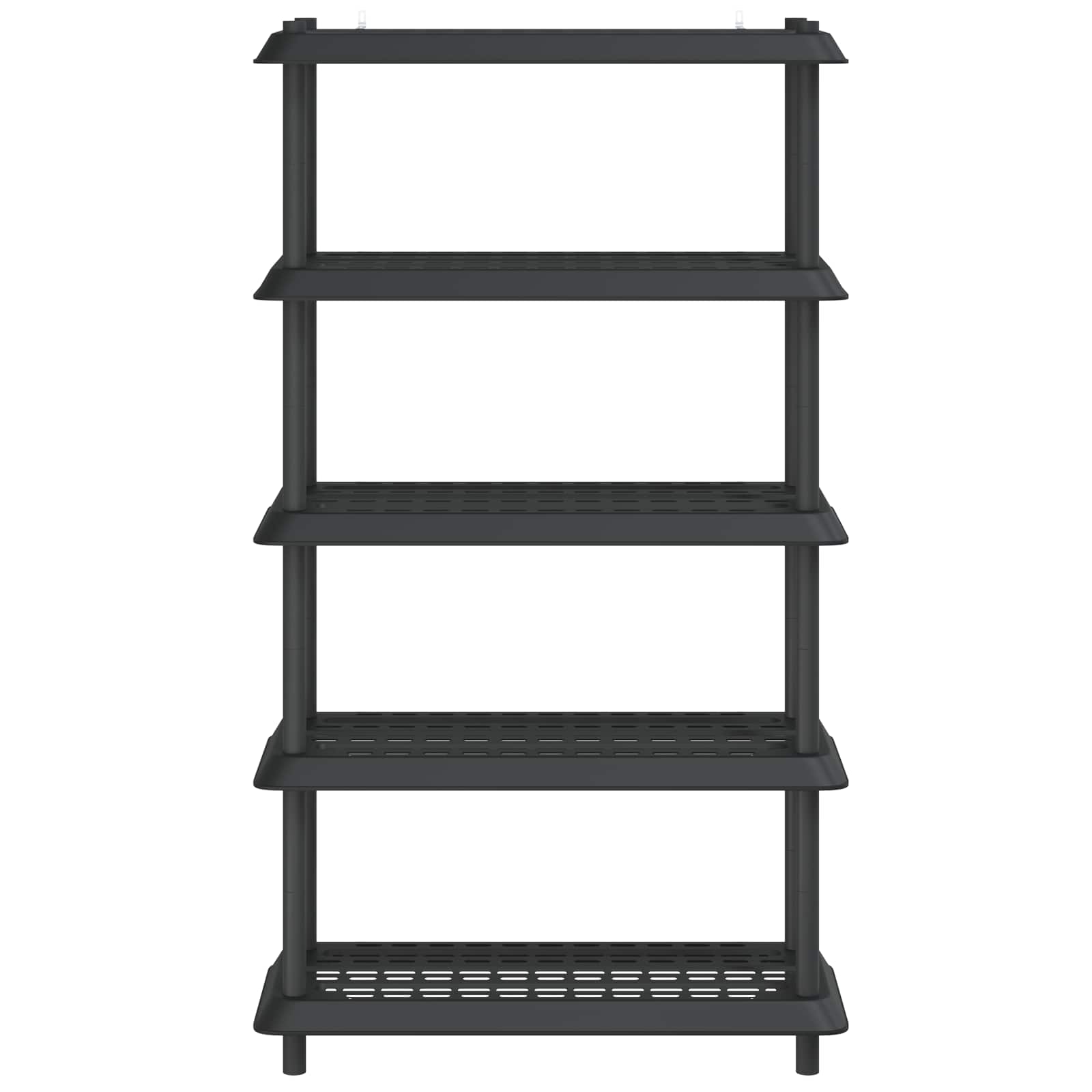 Unità di scaffalatura 5 livelli 100 x 40 x 177 cm PP Antracite | homemem39