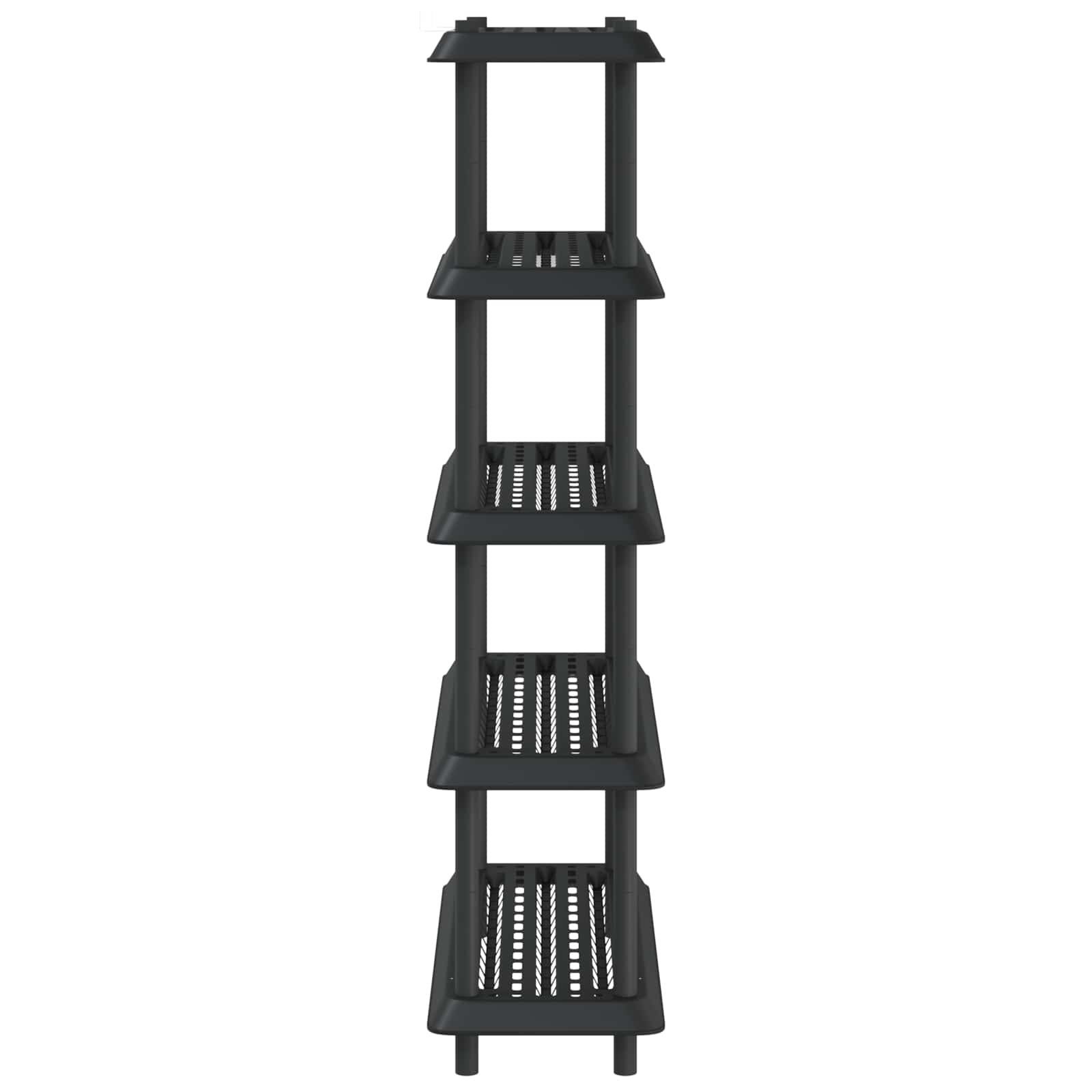 Unità di scaffalatura 5 livelli 100 x 40 x 177 cm PP Antracite | homemem39