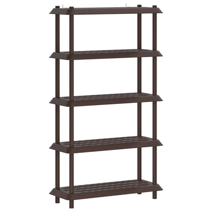 Unità di scaffalatura 5 livelli 100 x 40 x 177 cm PP Marrone | homemem39