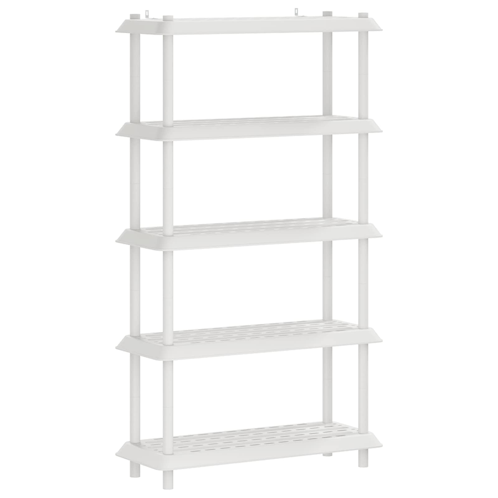 Unità di scaffalatura 5 livelli 100 x 40 x 177 cm PP Bianco | homemem39