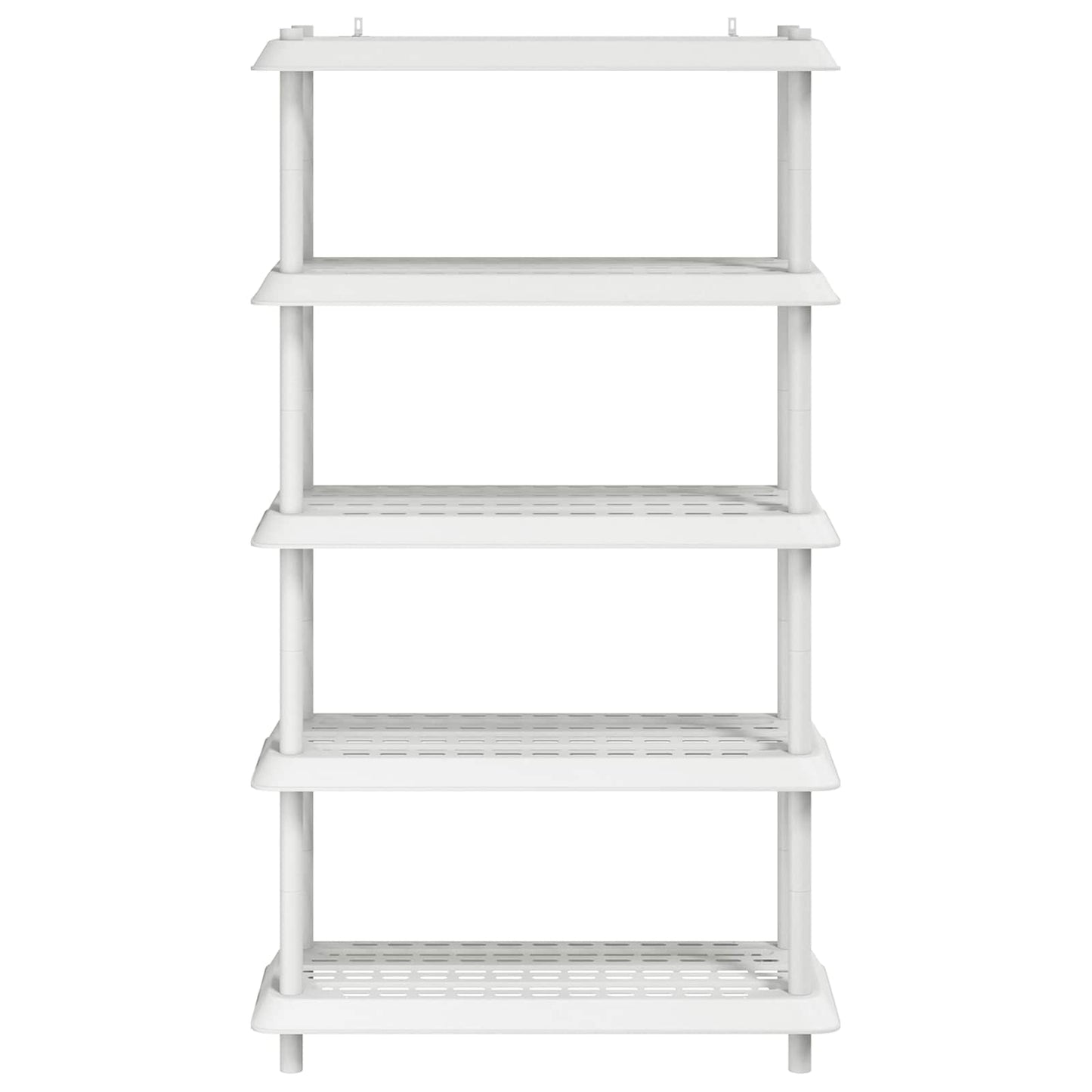 Unità di scaffalatura 5 livelli 100 x 40 x 177 cm PP Bianco | homemem39