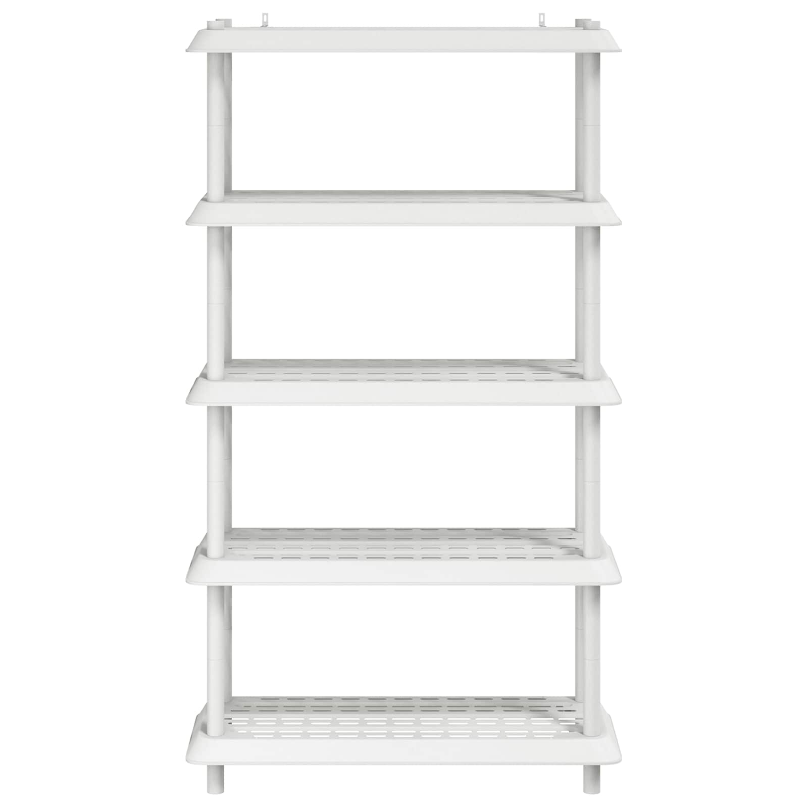 Unità di scaffalatura 5 livelli 100 x 40 x 177 cm PP Bianco | homemem39
