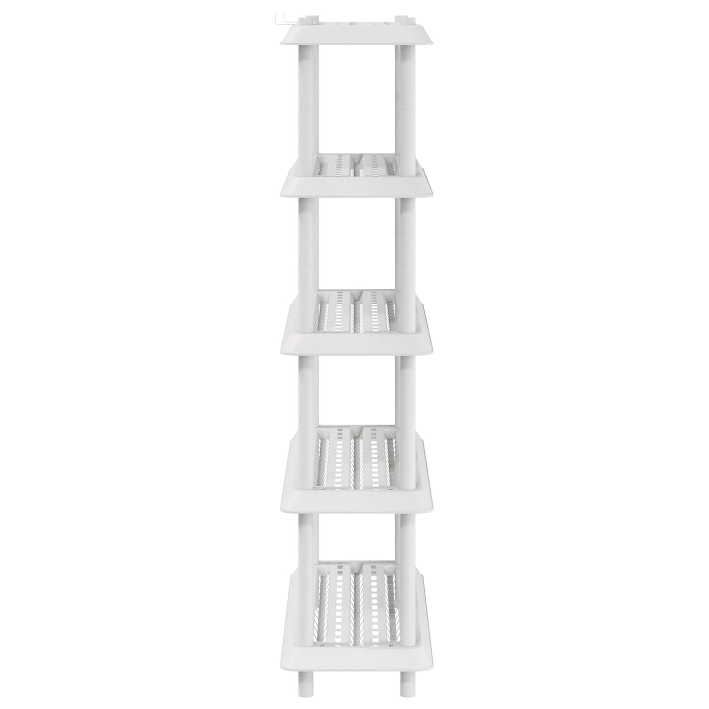 Unità di scaffalatura 5 livelli 100 x 40 x 177 cm PP Bianco | homemem39