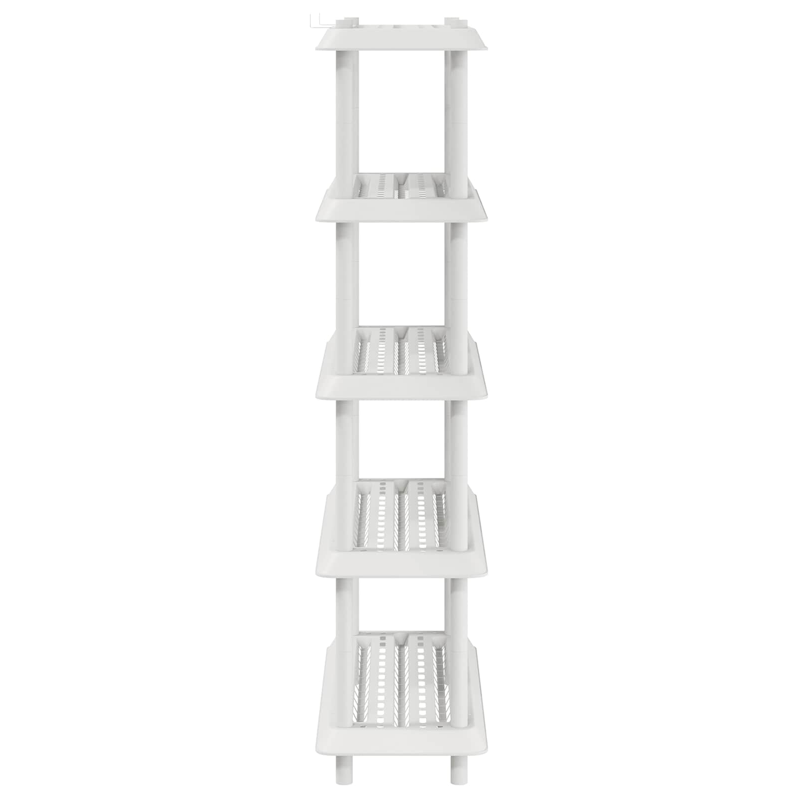 Unità di scaffalatura 5 livelli 100 x 40 x 177 cm PP Bianco | homemem39