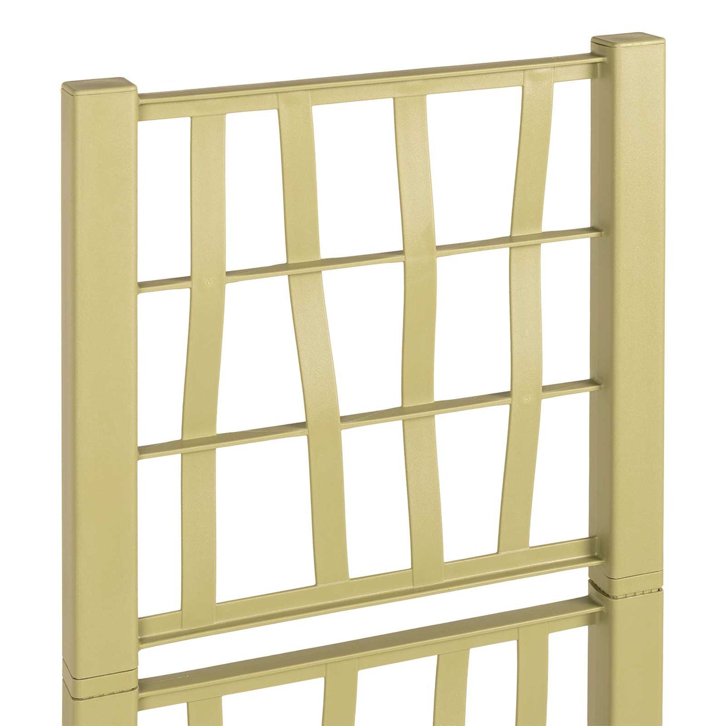 Vaso da Giardino con Trellis Verde 36 x 36 x 140 cm PP | homemem39
