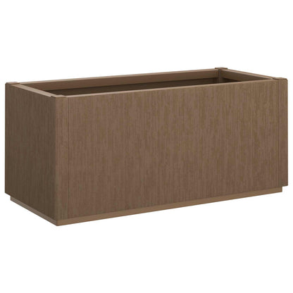 Scatola per Fiori da Giardino Marrone 80 x 36 x 35 cm PP | homemem39