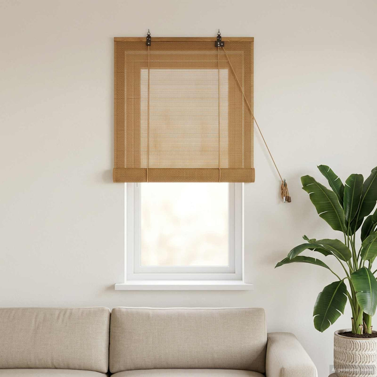 Tenda a rullo Marrone 60 x 160 cm Bambù | homemem39