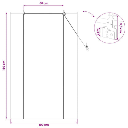 Tenda a rullo Marrone 100 x 160 cm Bambù | homemem39