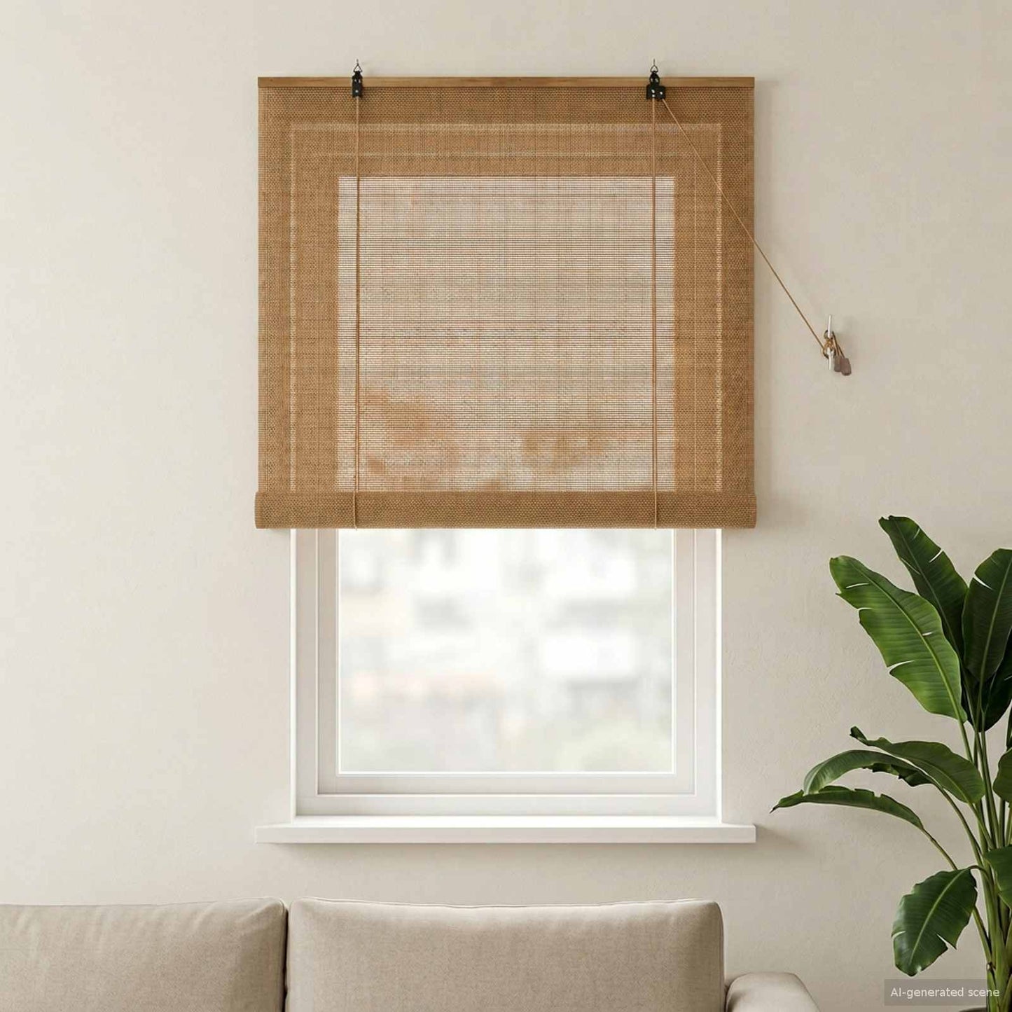 Tenda a rullo Marrone 110 x 160 cm Bambù | homemem39