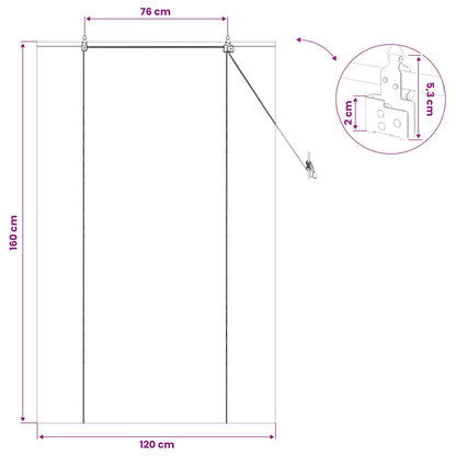 Tenda a rullo Naturale 120 x 160 cm Bambù | homemem39