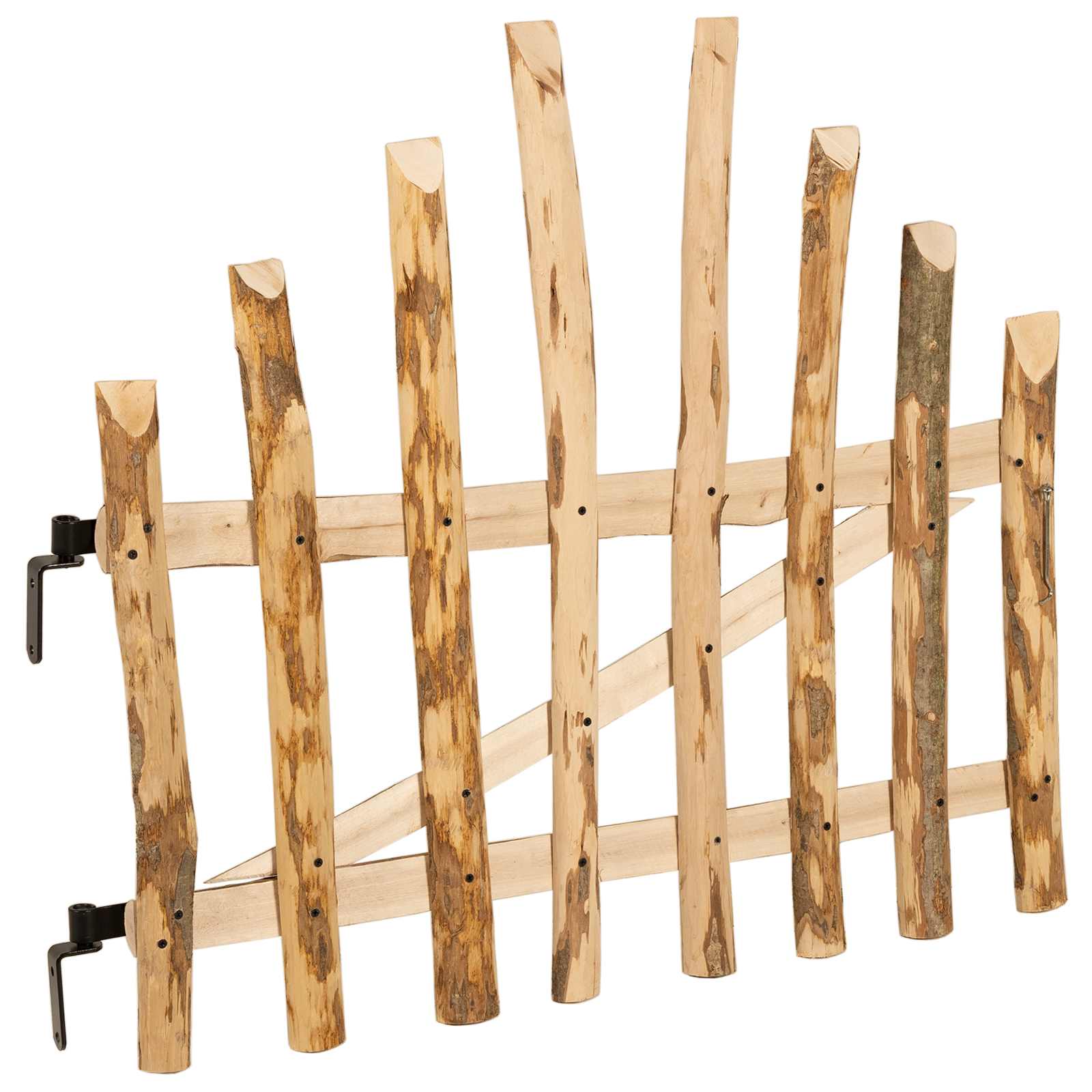 Cancello della recinzione arcuato 100 x 90 cm | homemem39