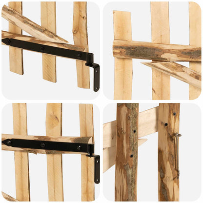 Cancello della recinzione arcuato 100 x 120 cm | homemem39