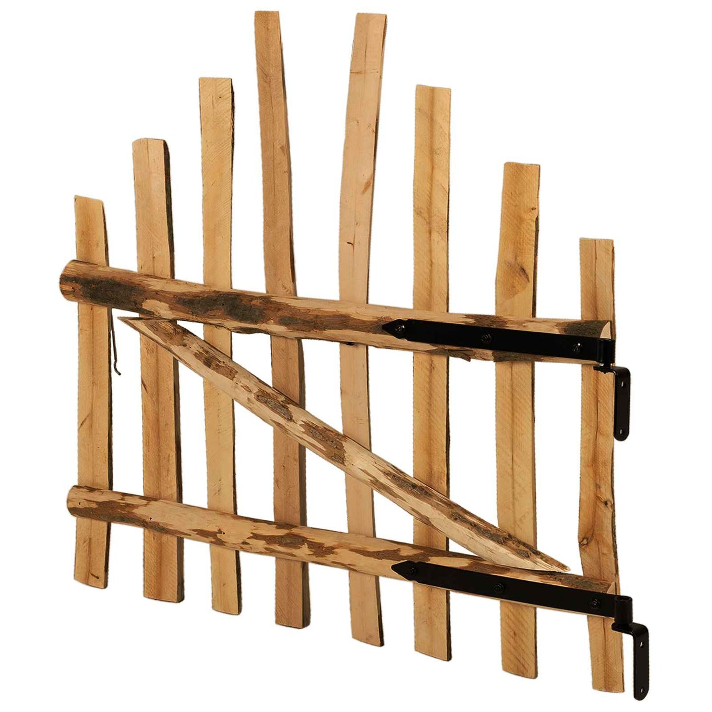 Cancello della recinzione arcuato 100 x 90 cm | homemem39