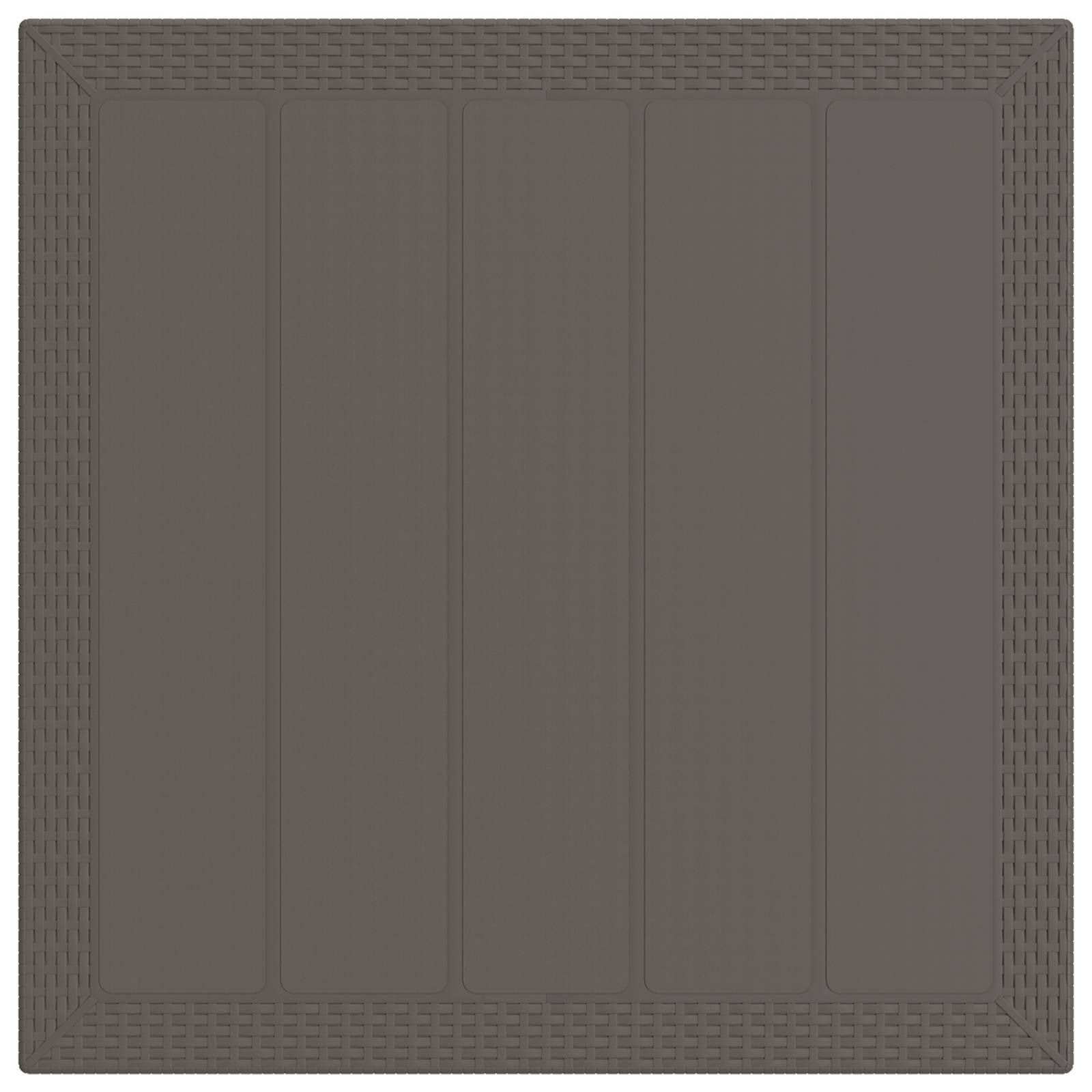 Set da Pranzo per Giardino 3 pz Grigio chiaro e panna PP | homemem39