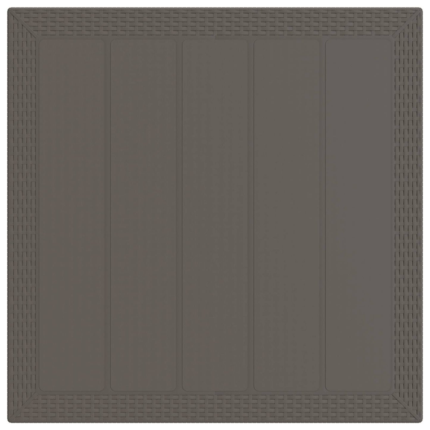 Set da Pranzo per Giardino 3 pz Grigio Chiaro PP | homemem39