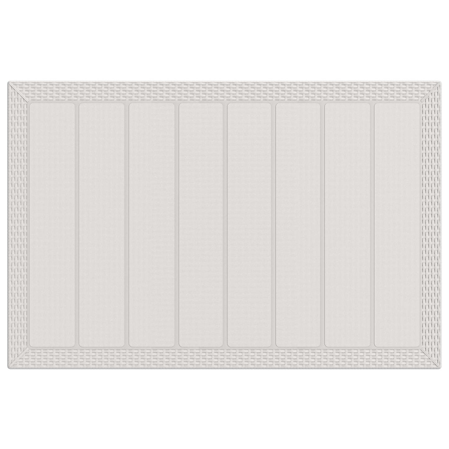 Set da Pranzo per Giardino 5 pz Bianco e Crema PP | homemem39