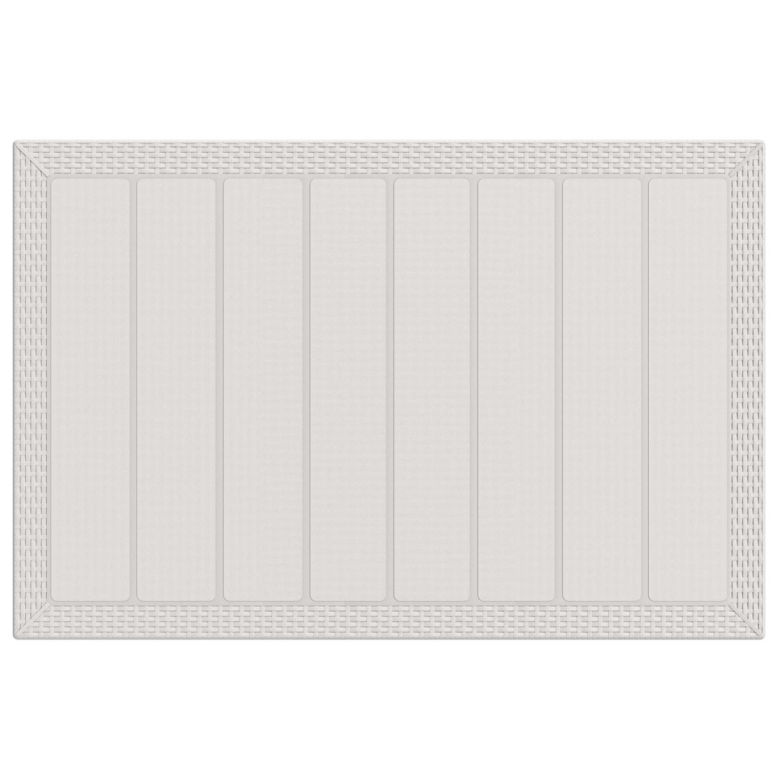 Set da Pranzo per Giardino 5 pz Bianco e Tortora PP | homemem39