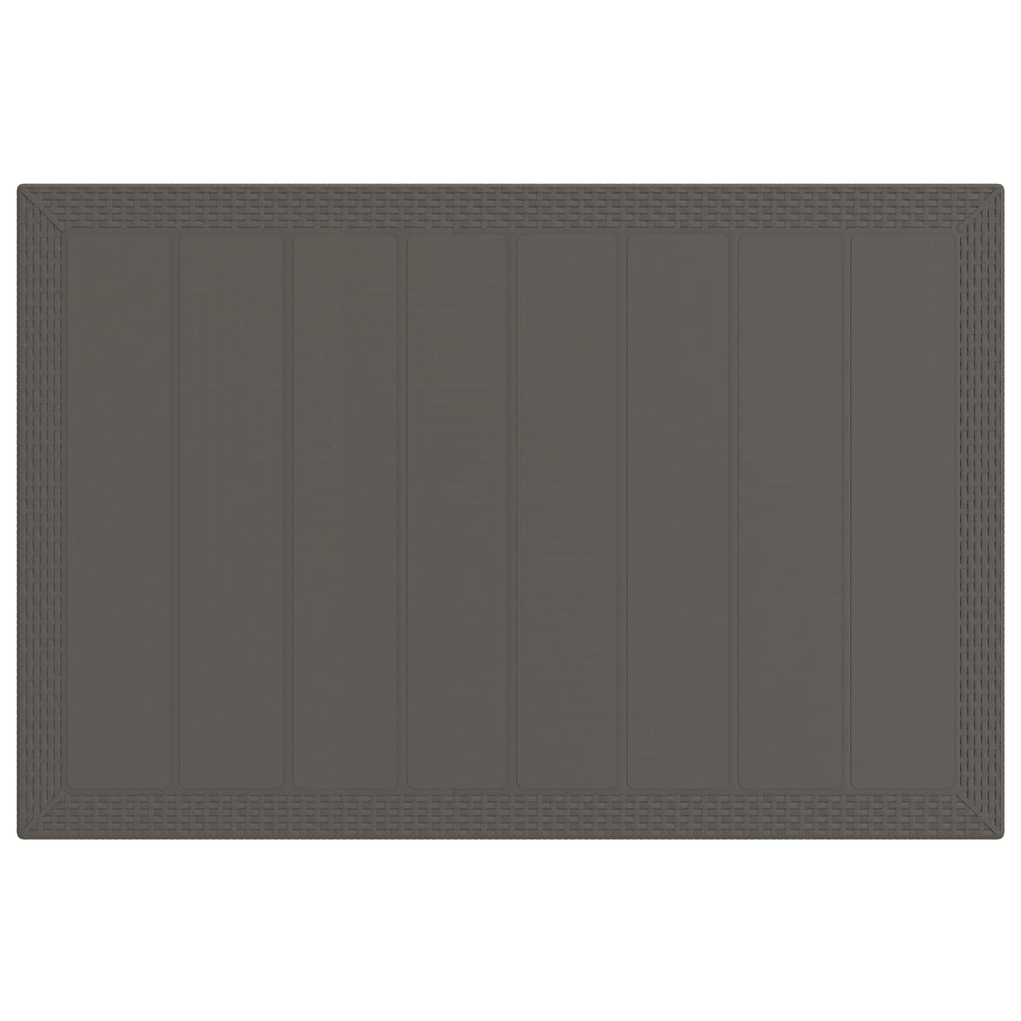 Set da Pranzo per Giardino 5 pz Grigio chiaro e Antracite PP | homemem39