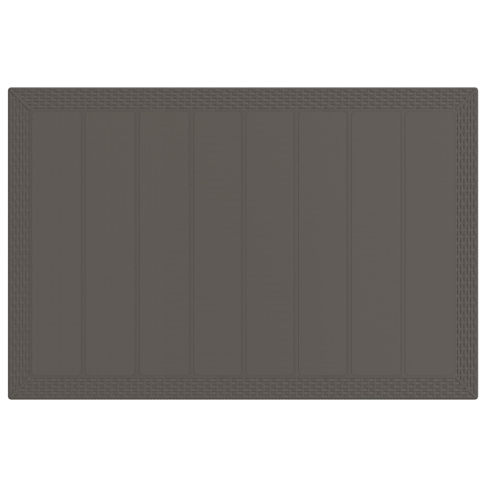 Set da Pranzo per Giardino 5 pz Grigio chiaro e Antracite PP | homemem39