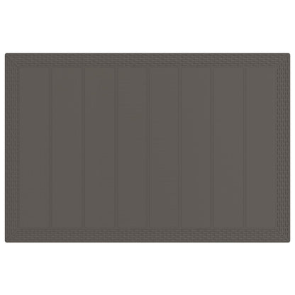 Set da Pranzo per Giardino 5 pz Grigio chiaro e Tortora PP | homemem39