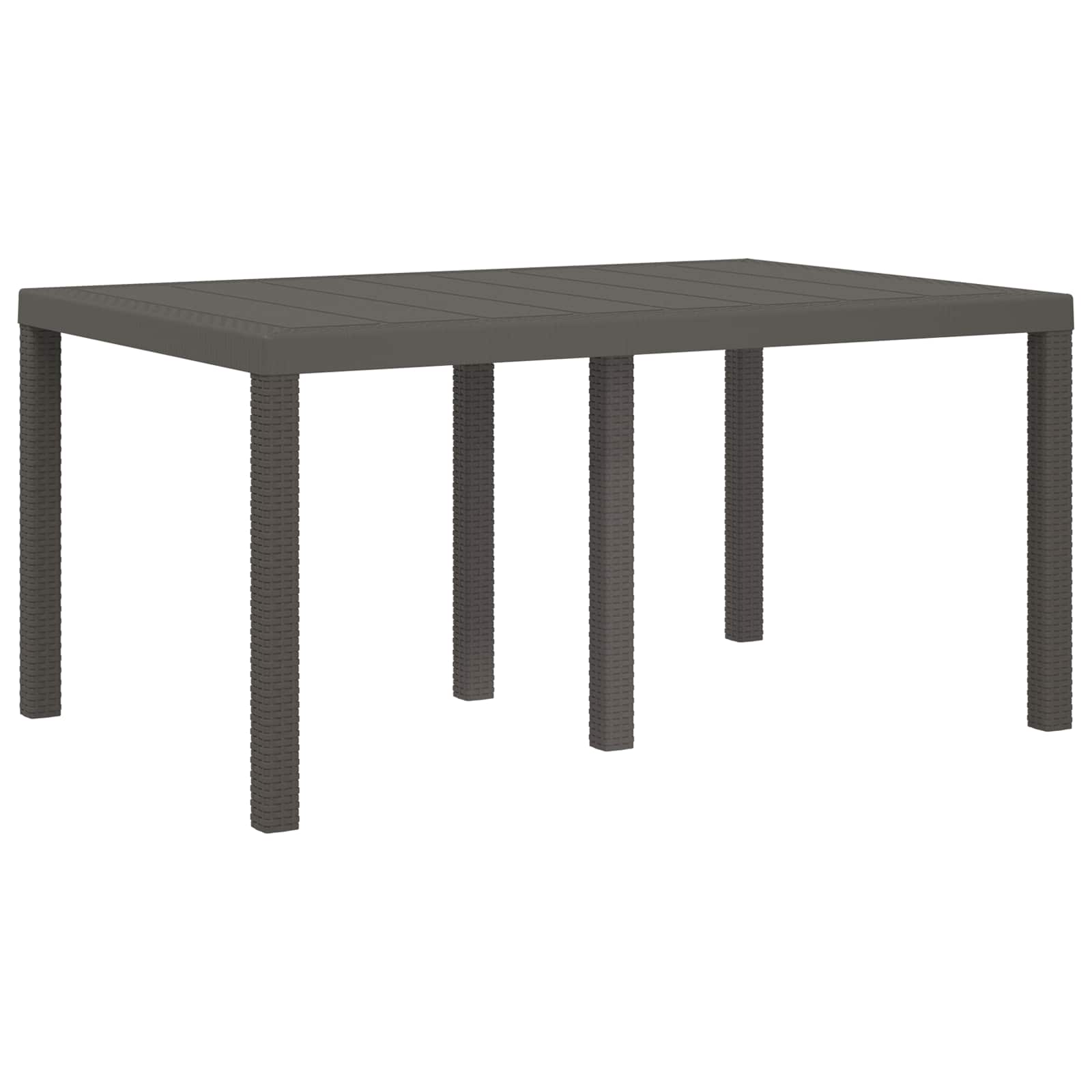 Set da Pranzo per Giardino 5 pz Grigio Chiaro PP | homemem39