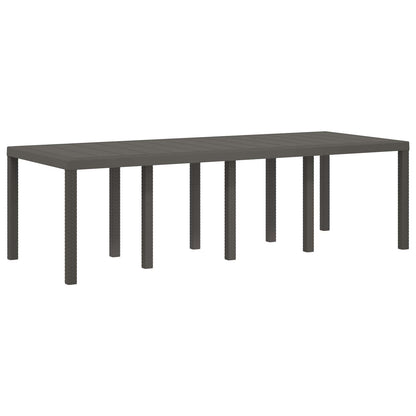 Set da Pranzo per Giardino 9 pz Grigio chiaro e Tortora PP | homemem39