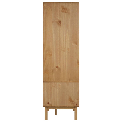Guardaroba OTTA Nero 76,5 x 53 x 172 cm Legno Massello di Pino | homemem39