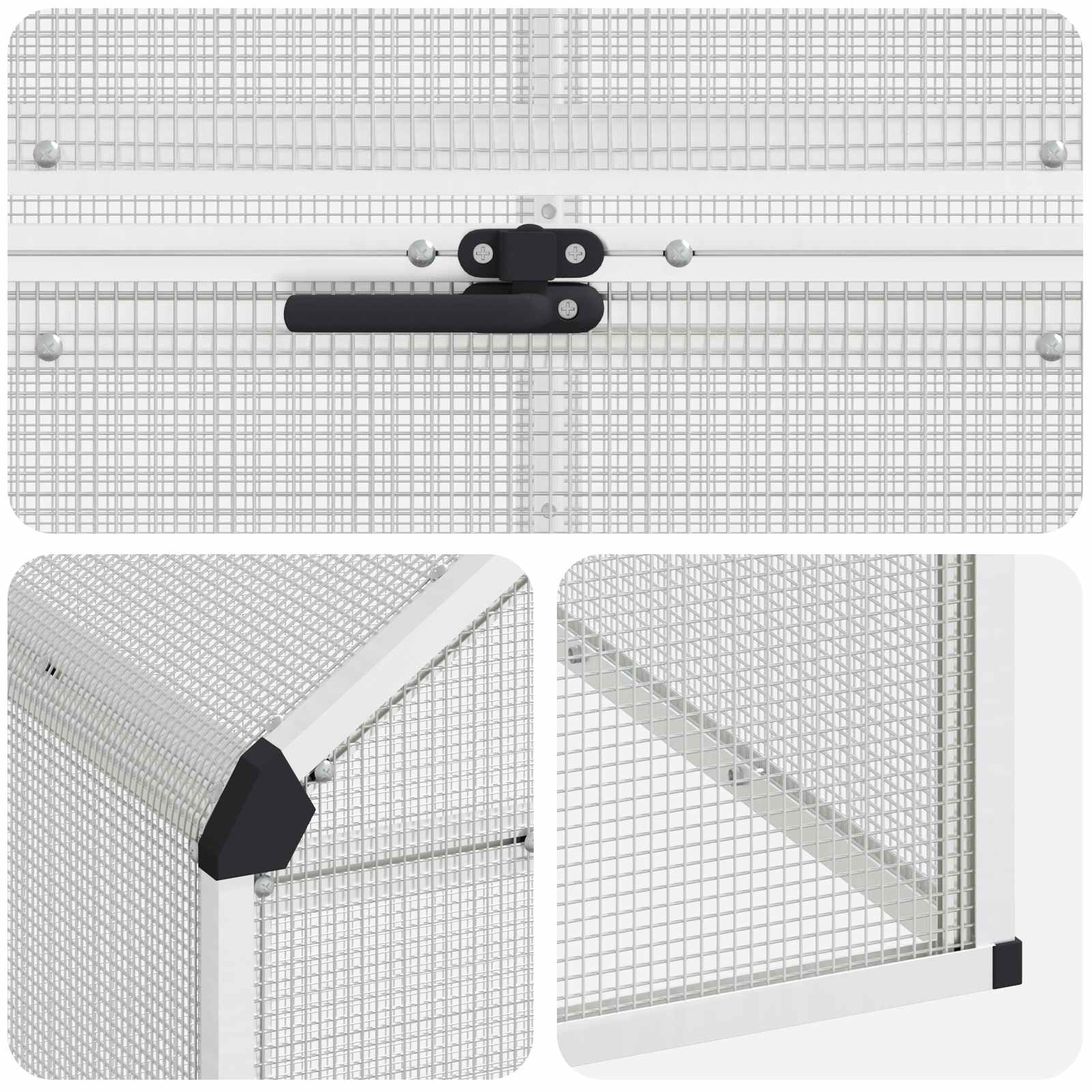 Gabbia per uccelli Argento 181,5 x 110,5 x 173,5 cm | homemem39