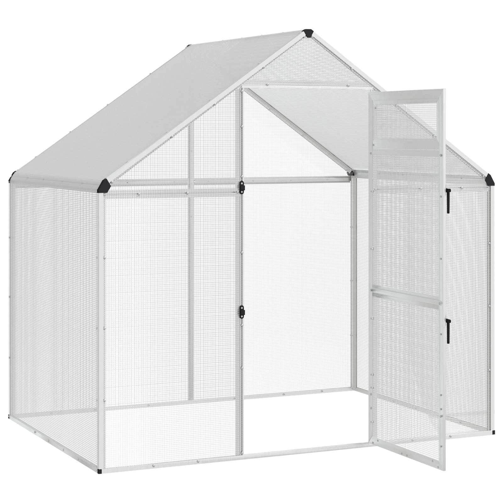 Gabbia per uccelli Argento 181,5 x 110,5 x 173,5 cm | homemem39