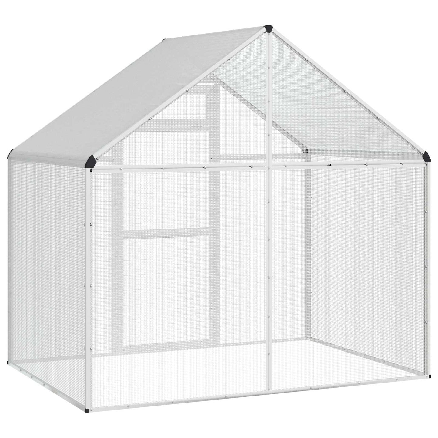 Gabbia per uccelli Argento 181,5 x 110,5 x 173,5 cm | homemem39