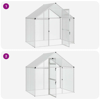 Gabbia per uccelli Argento 181,5 x 110,5 x 173,5 cm | homemem39