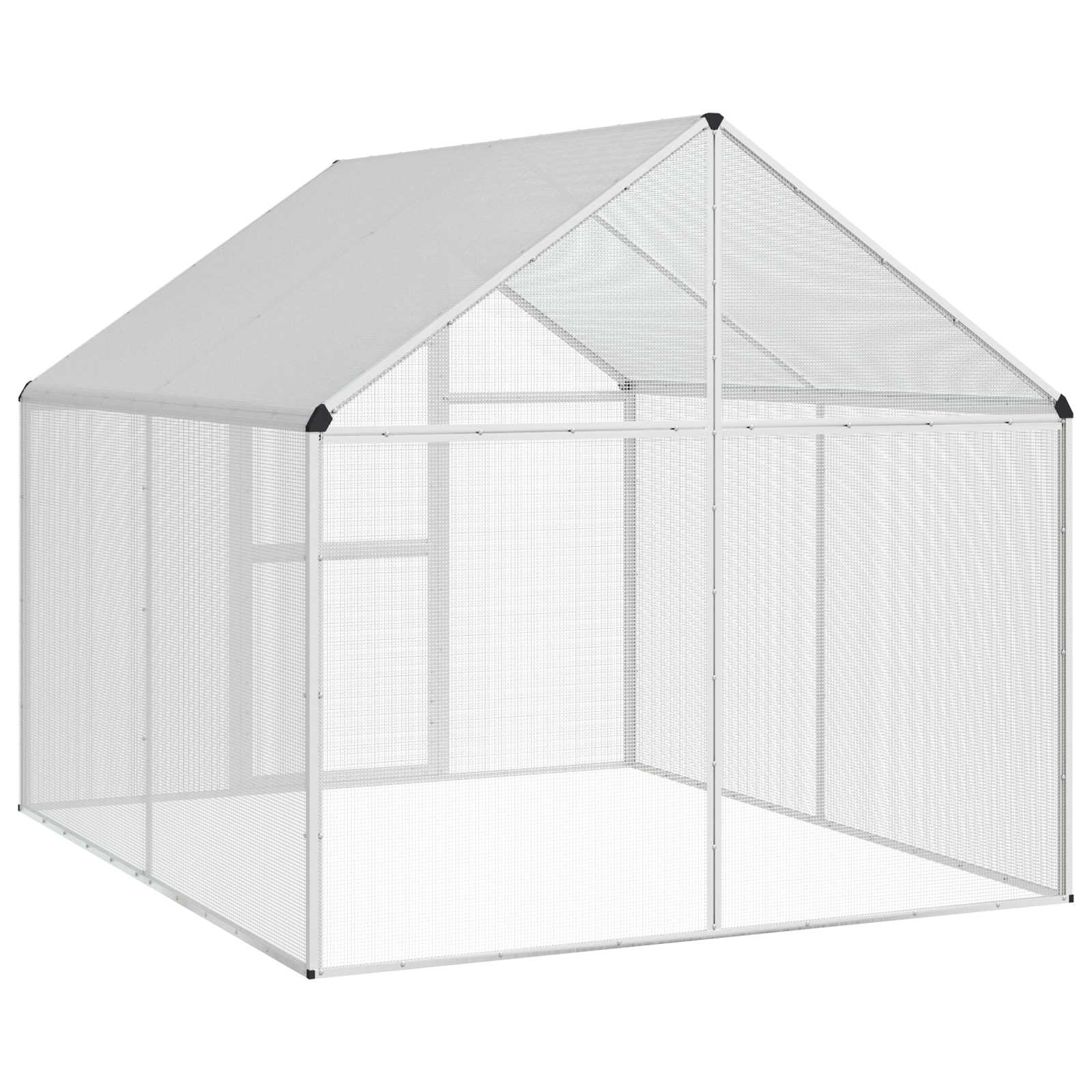 Gabbia per uccelli Argento 181,5 x 221 x 173,5 cm | homemem39