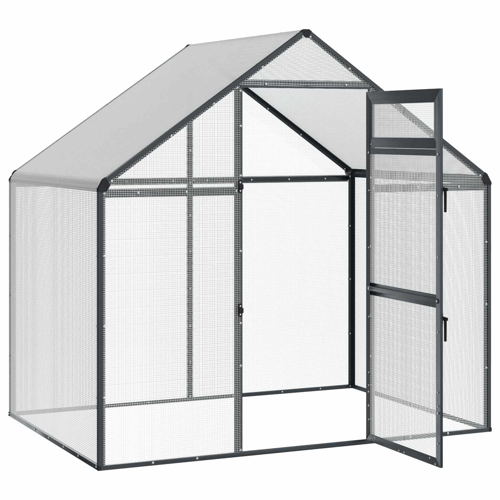 Gabbia per uccelli Antracite 181,5 x 110,5 x 173,5 cm | homemem39