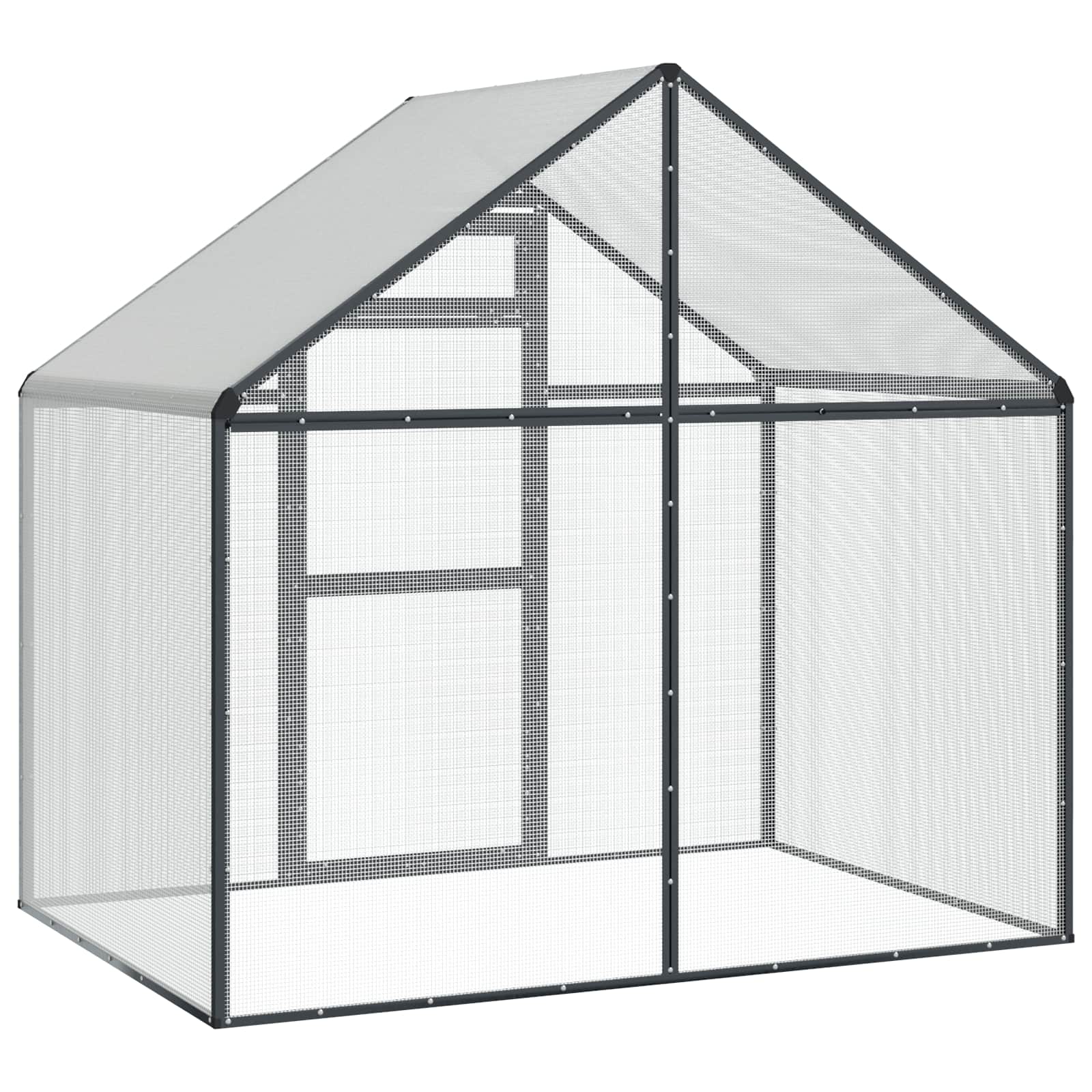 Gabbia per uccelli Antracite 181,5 x 110,5 x 173,5 cm | homemem39