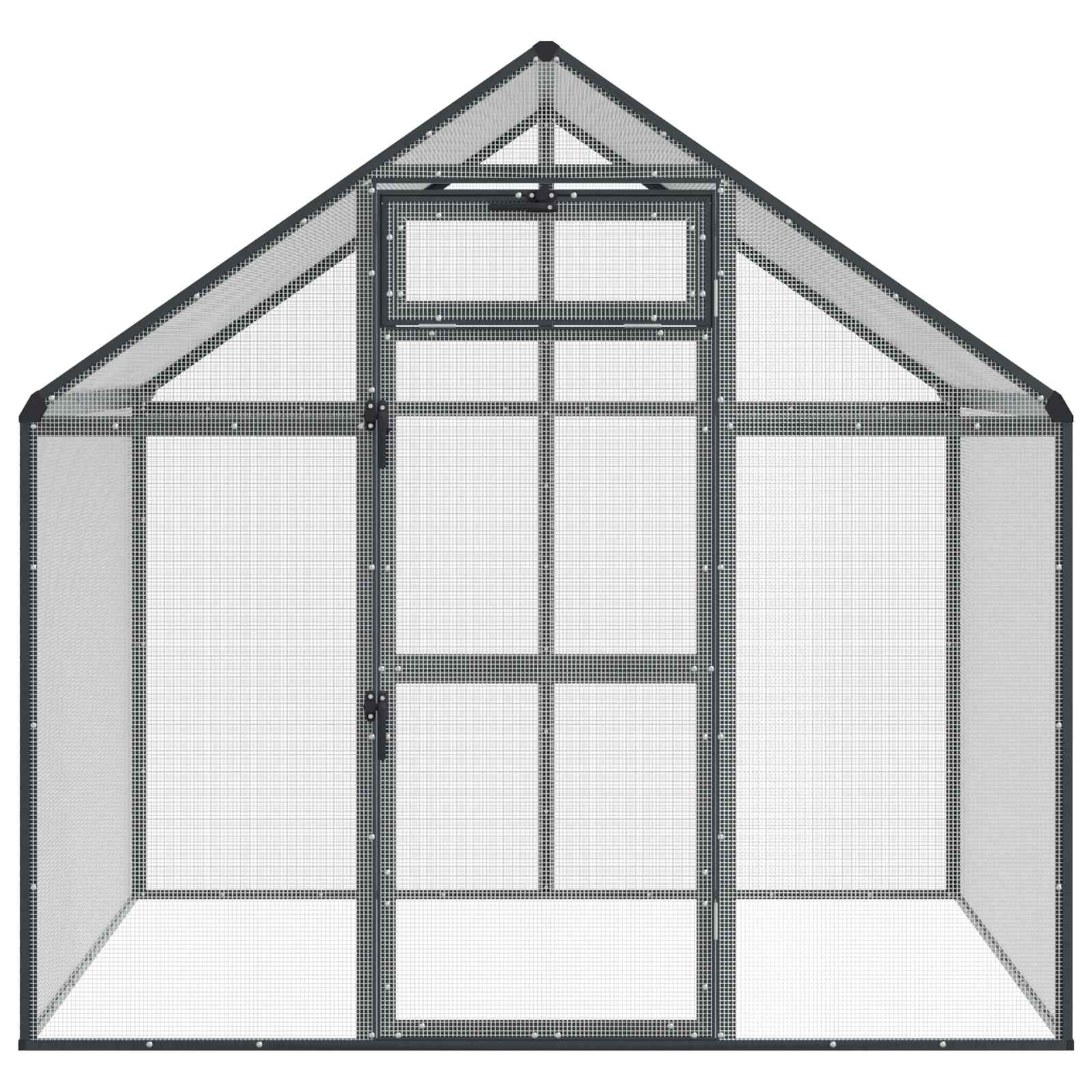 Gabbia per uccelli Antracite 181,5 x 110,5 x 173,5 cm | homemem39