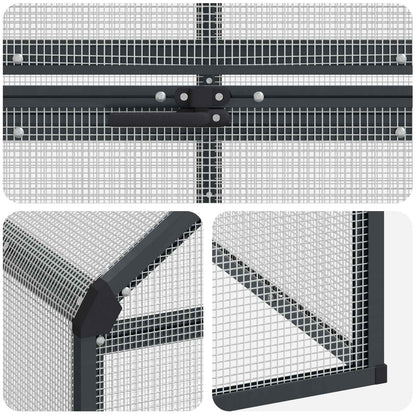 Gabbia per uccelli Antracite 181,5 x 221 x 173,5 cm | homemem39