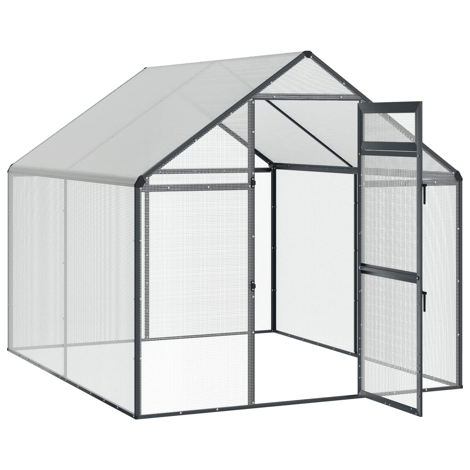 Gabbia per uccelli Antracite 181,5 x 221 x 173,5 cm | homemem39