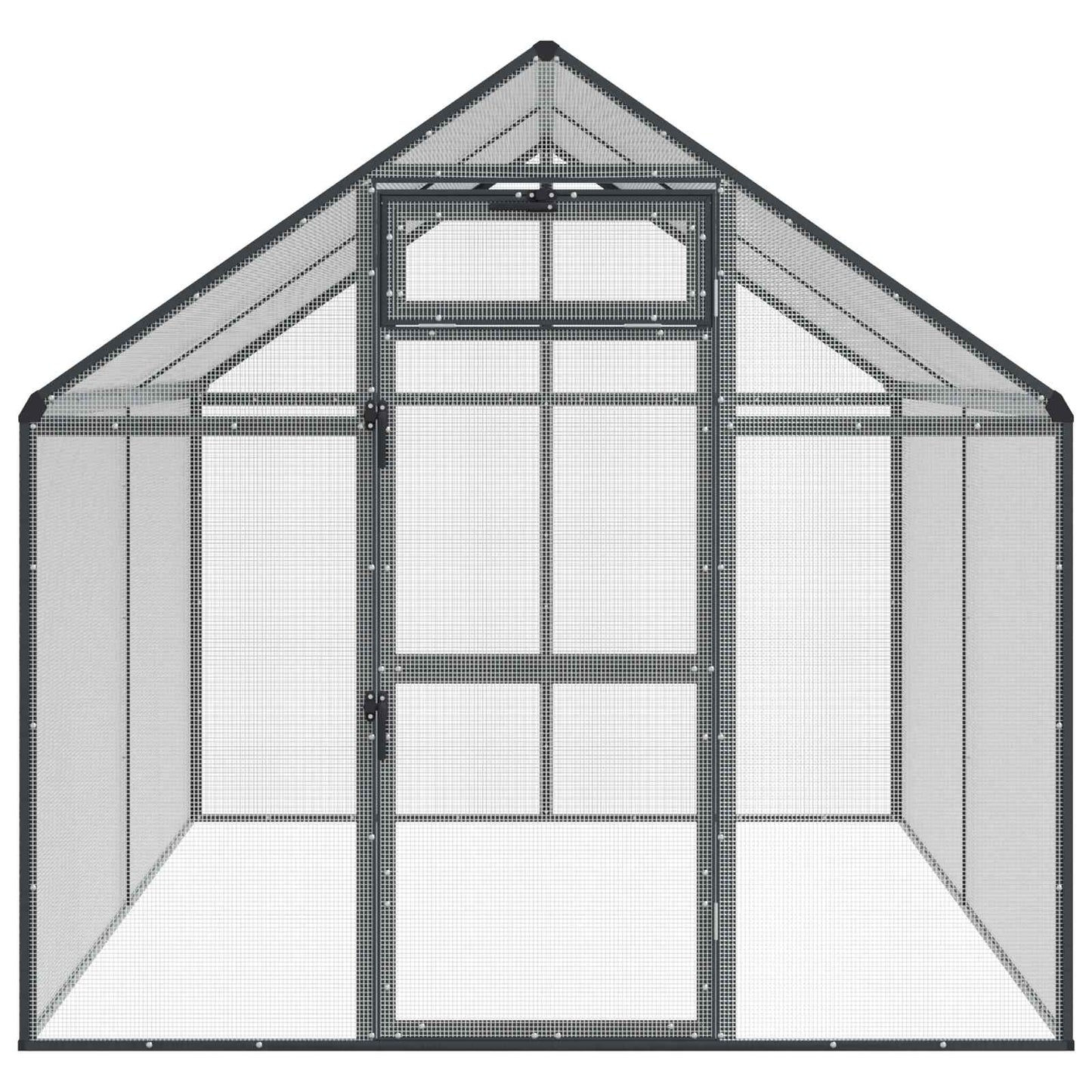 Gabbia per uccelli Antracite 181,5 x 221 x 173,5 cm | homemem39