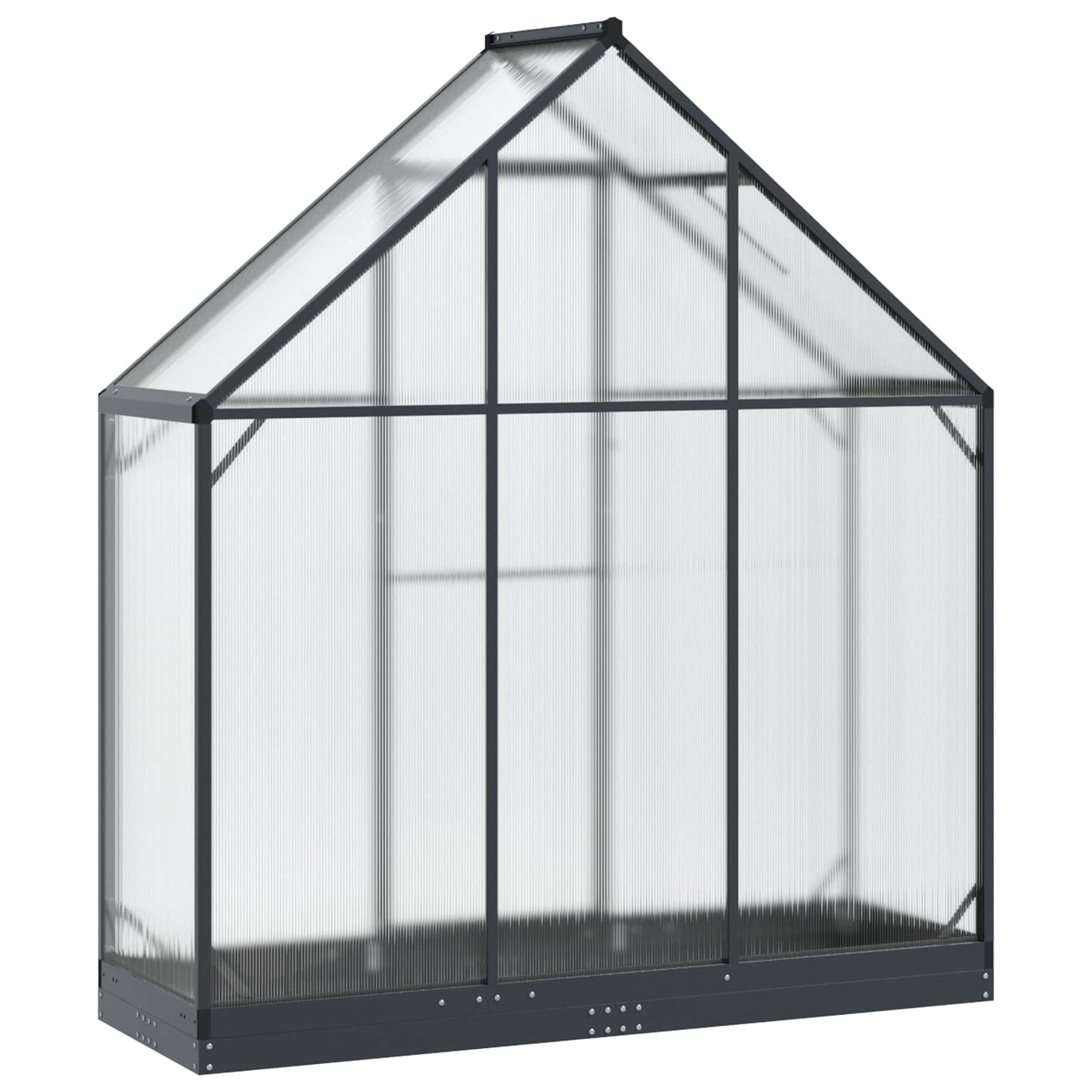 Serra da Giardino con porta Antracite 183,5 x 63,5 x 207 cm | homemem39
