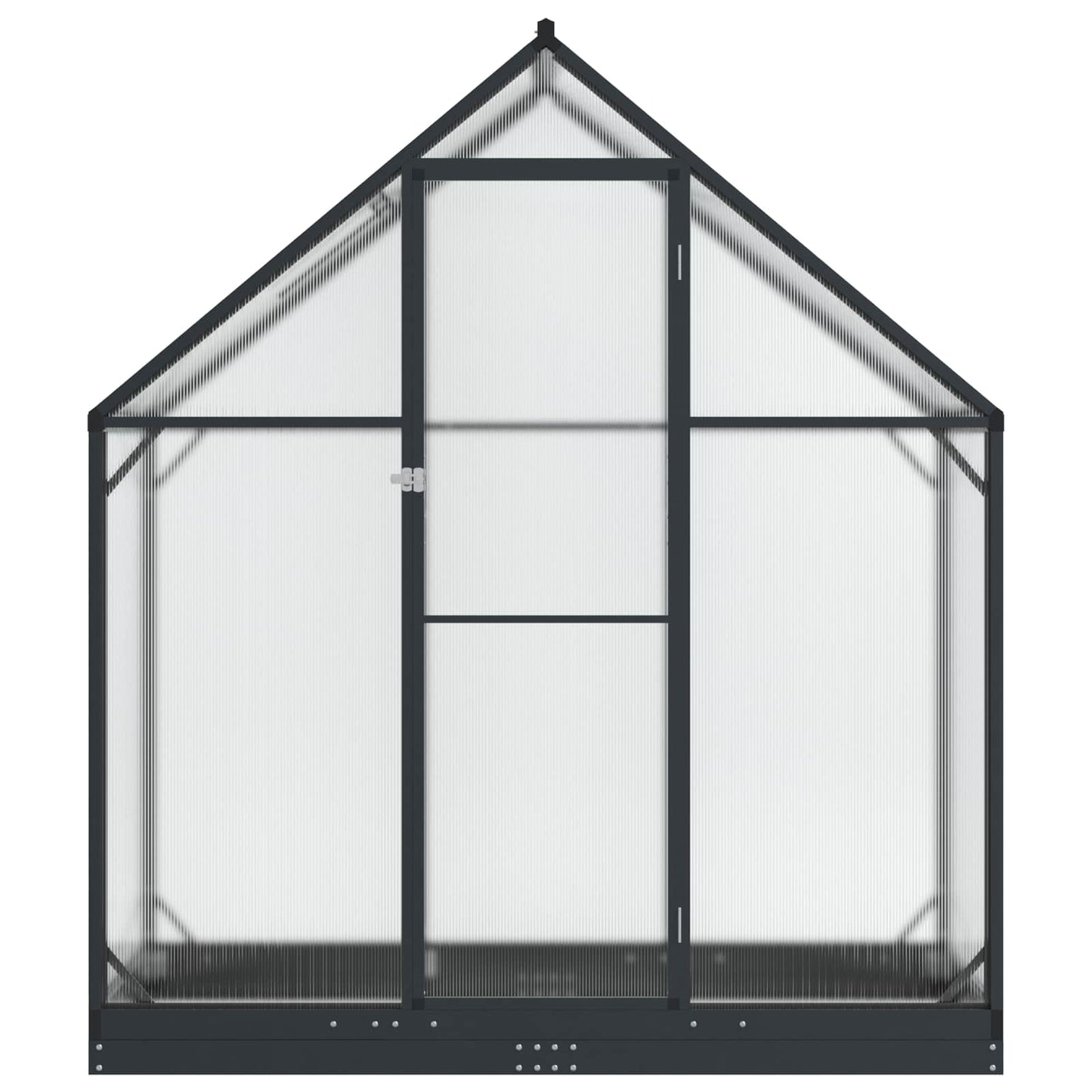 Serra da Giardino con porta Antracite 183,5 x 63,5 x 207 cm | homemem39