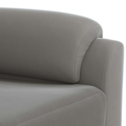 Set di divani 2 pcs Grigio Chiaro Velluto | homemem39